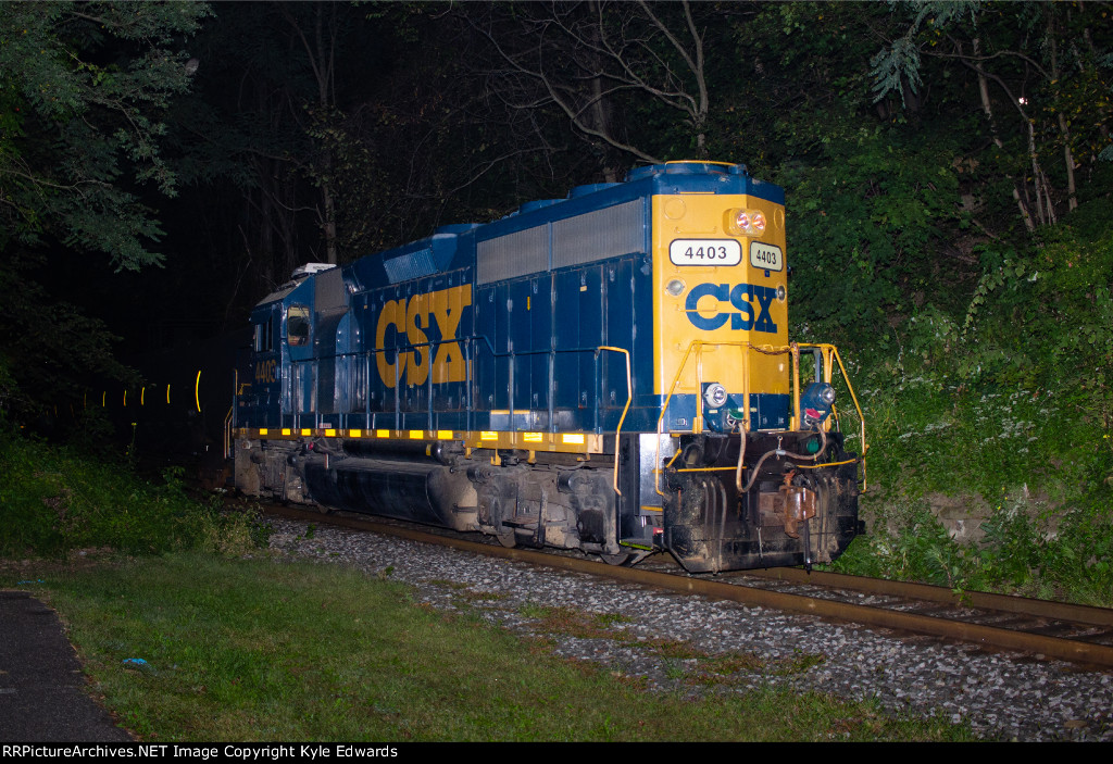 CSX GP40-2 #4403 on WPBU-20